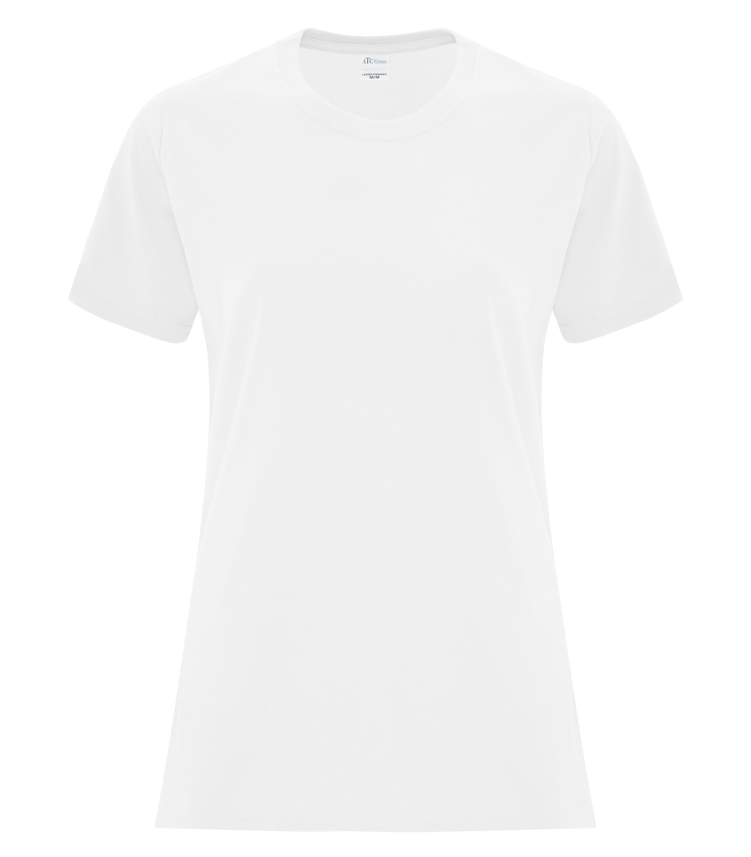 ATCᴹᶜ Everyday Collectionᴹᴰ ATCᴹᶜ T-SHIRT EVERYDAY À COUTURES LATÉRALES POUR FEMMES - ATCS1000L White