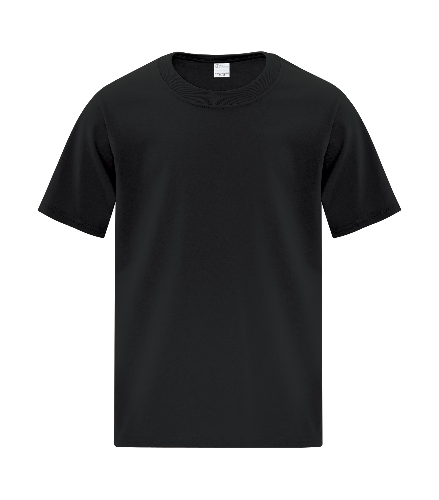 ATCᴹᶜ Everyday Collectionᴹᴰ ATCᴹᶜ T-SHIRT EVERYDAY À COUTURES LATÉRALES POUR JEUNES - ATCS1000Y Black
