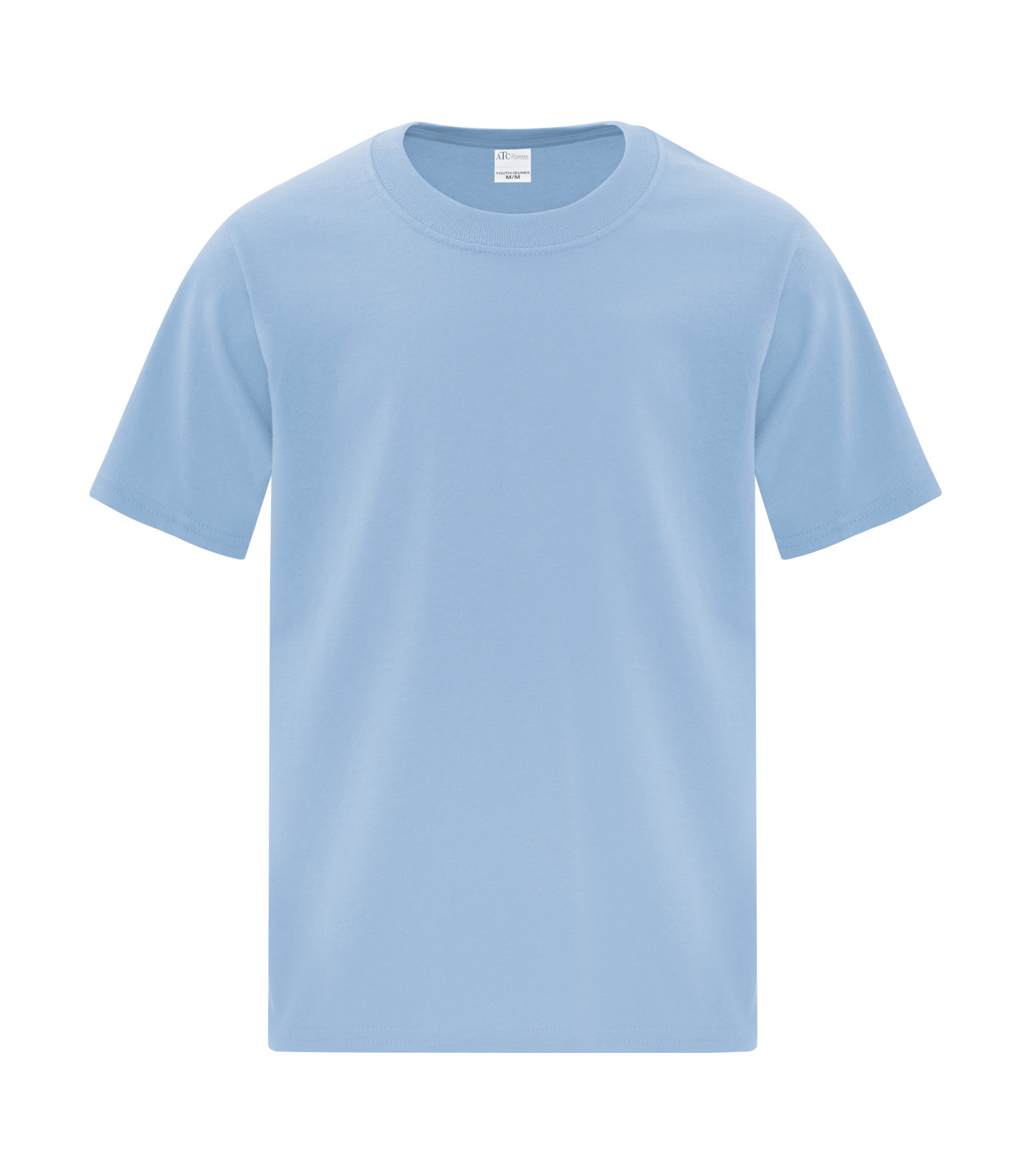 ATCᴹᶜ Everyday Collectionᴹᴰ ATCᴹᶜ T-SHIRT EVERYDAY À COUTURES LATÉRALES POUR JEUNES - ATCS1000Y Light Blue