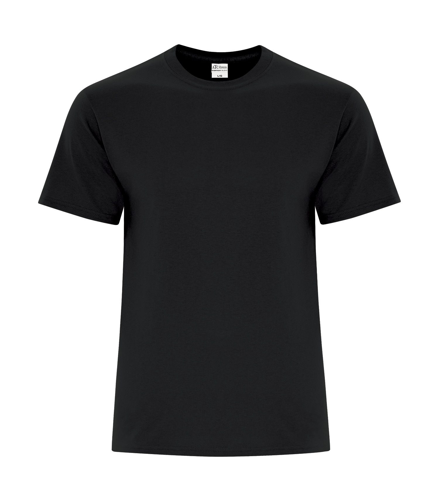 ATCᴹᶜ Everyday Collectionᴹᴰ ATCᴹᶜ T-SHIRT EVERYDAY BLEND À COUTURES LATÉRALES - ATCS5050 Black