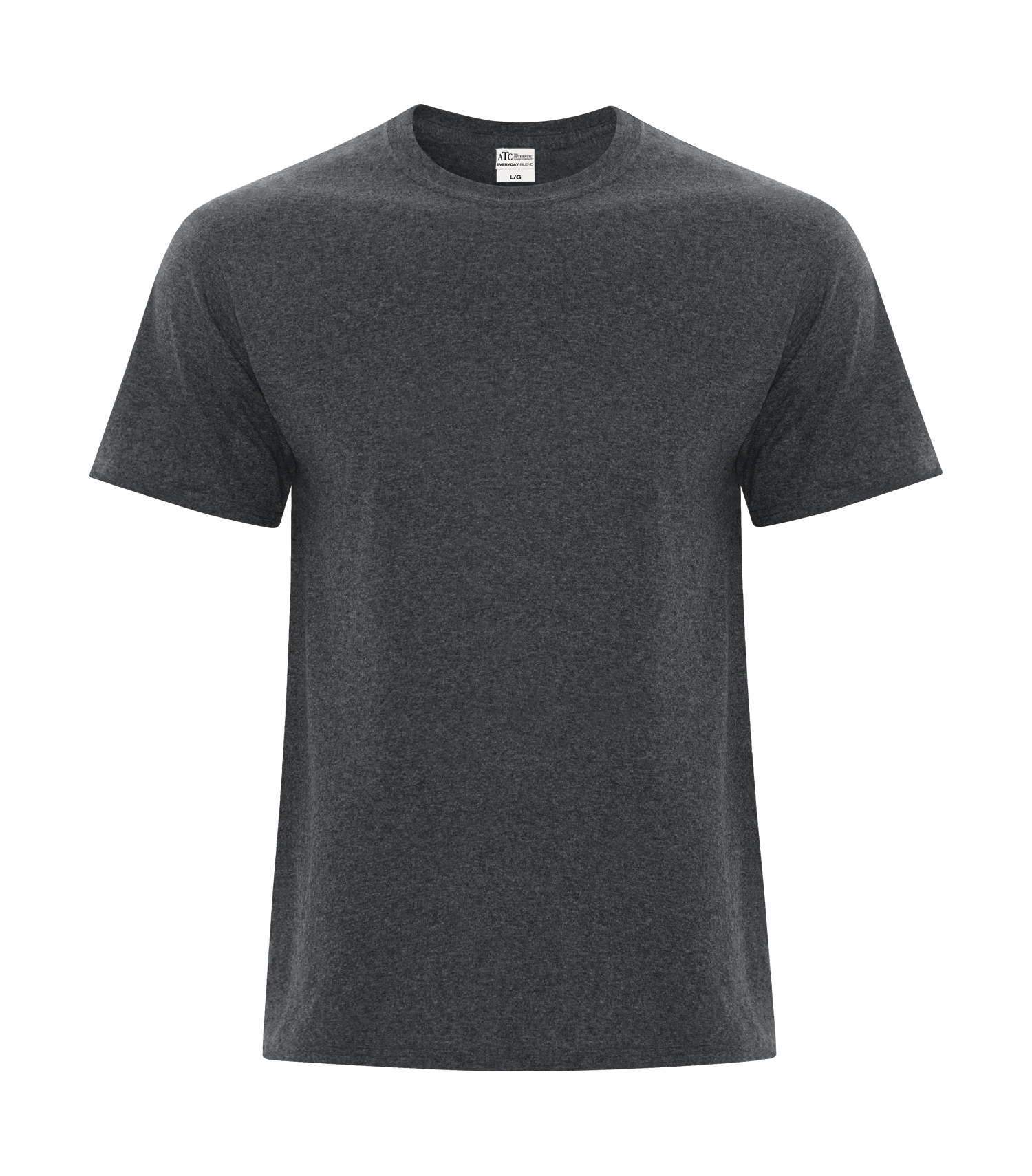 ATCᴹᶜ Everyday Collectionᴹᴰ ATCᴹᶜ T-SHIRT EVERYDAY BLEND À COUTURES LATÉRALES - ATCS5050 Dark Grey Heather