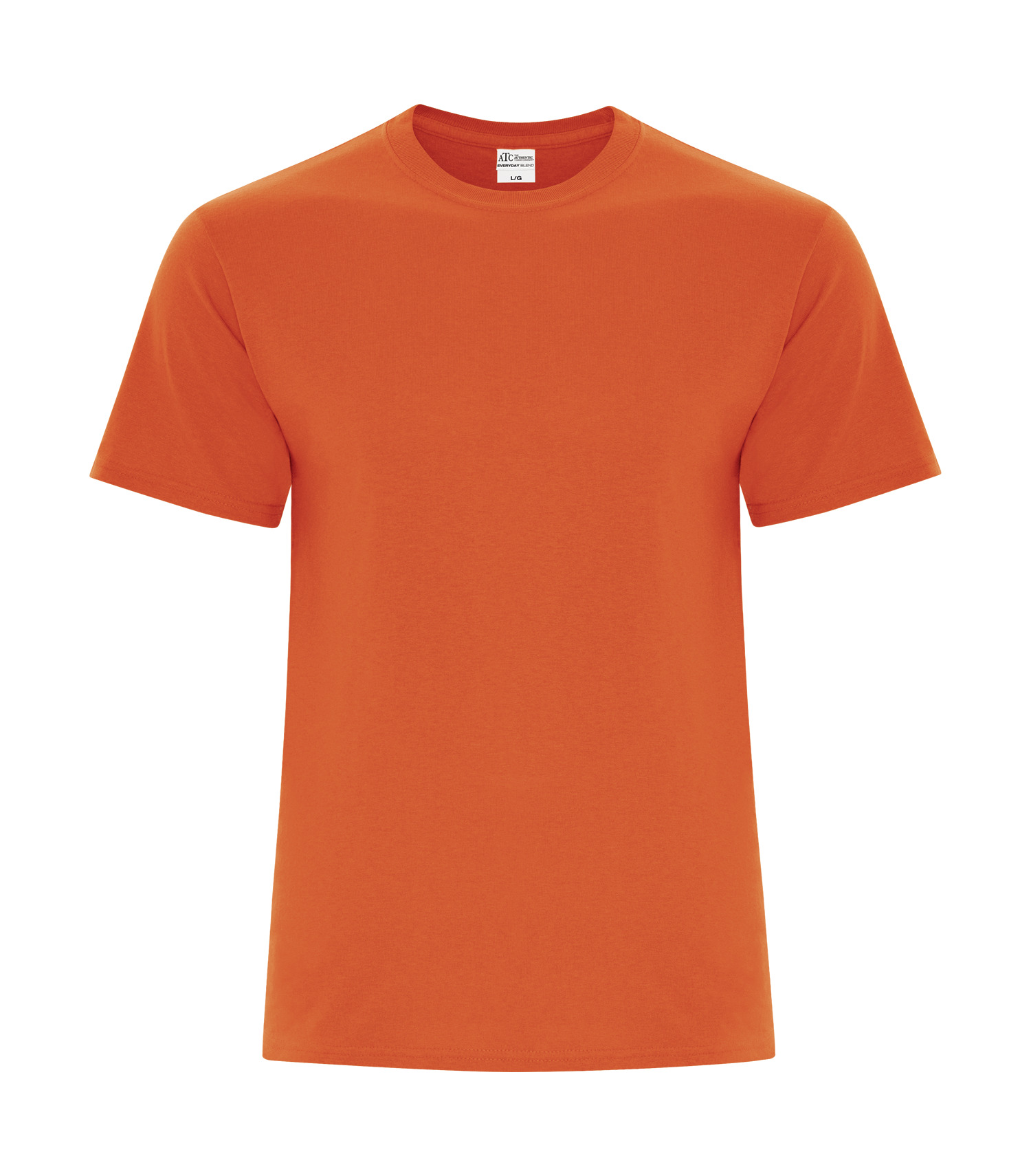 ATCᴹᶜ Everyday Collectionᴹᴰ ATCᴹᶜ T-SHIRT EVERYDAY BLEND À COUTURES LATÉRALES - ATCS5050 Orange
