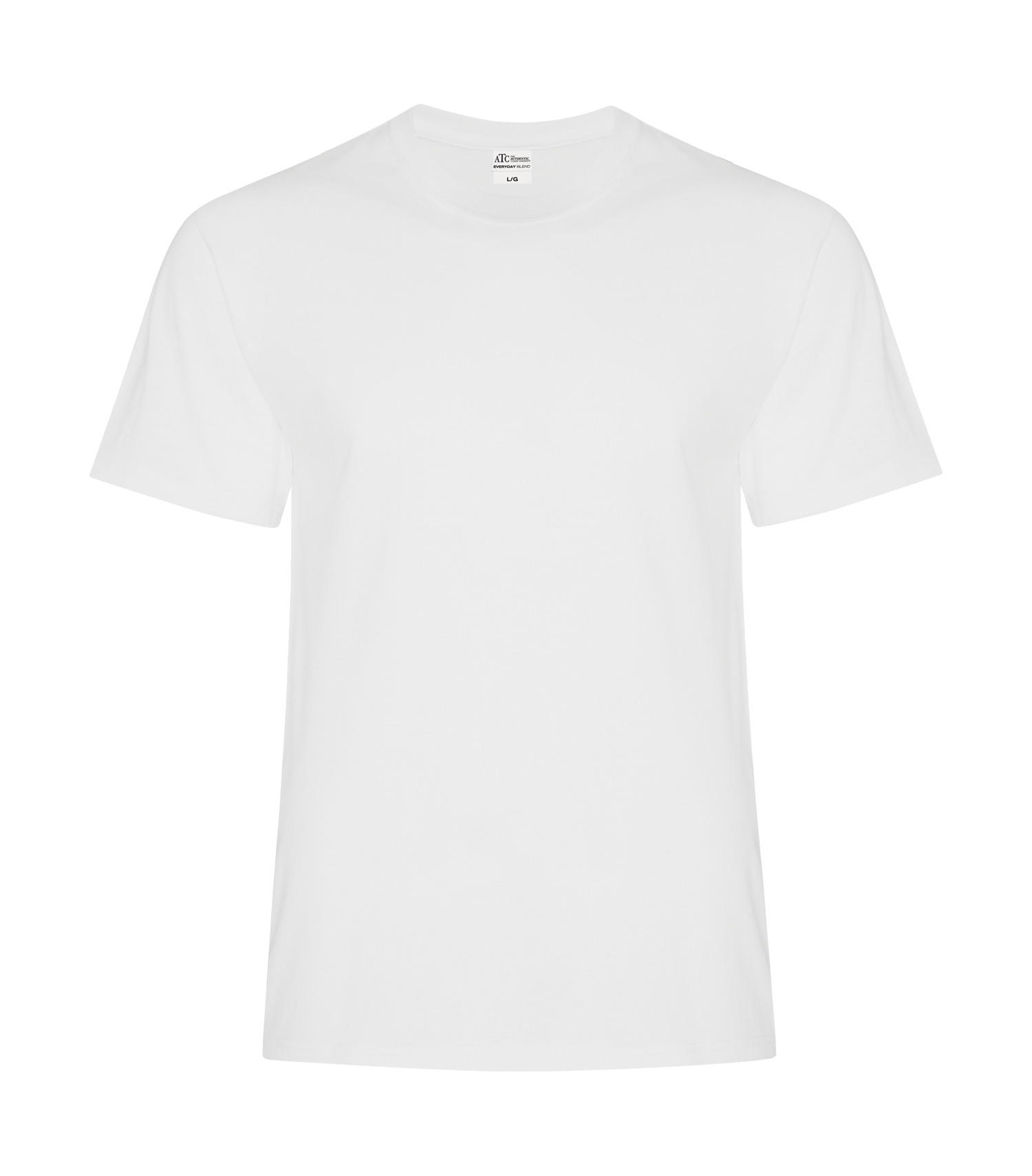 ATCᴹᶜ Everyday Collectionᴹᴰ ATCᴹᶜ T-SHIRT EVERYDAY BLEND À COUTURES LATÉRALES - ATCS5050 White