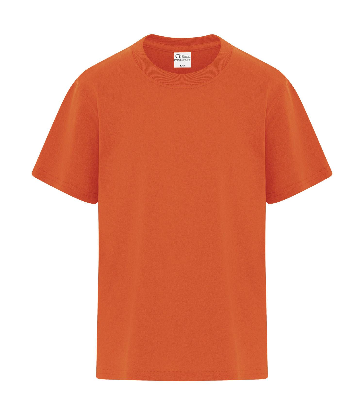 ATCᴹᶜ Everyday Collectionᴹᴰ ATCᴹᶜ T-SHIRT EVERYDAY BLEND À COUTURES LATÉRALES POUR JEUNES - ATCS5050Y Orange
