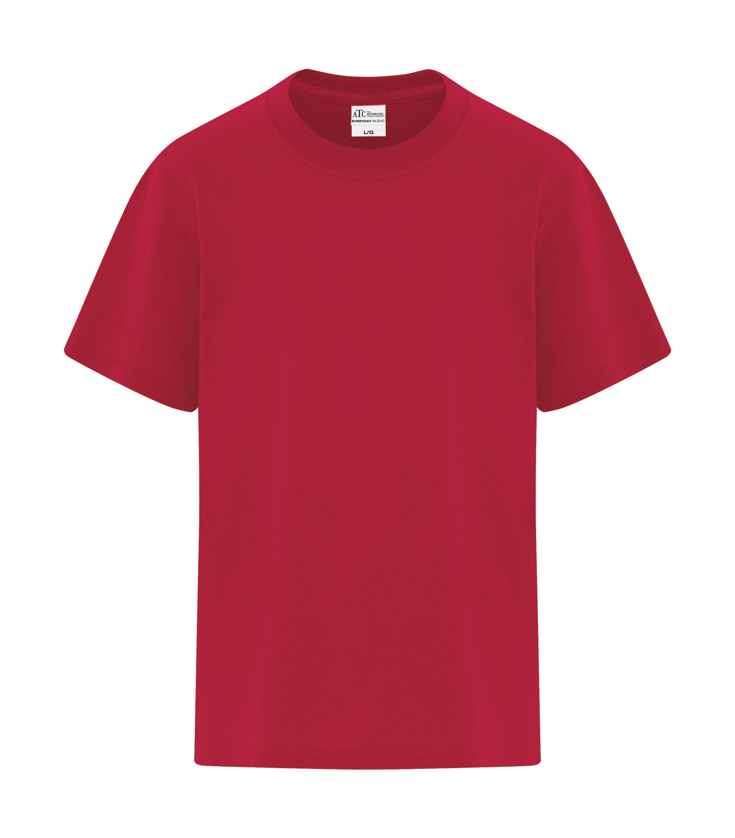 ATCᴹᶜ Everyday Collectionᴹᴰ ATCᴹᶜ T-SHIRT EVERYDAY BLEND À COUTURES LATÉRALES POUR JEUNES - ATCS5050Y Red