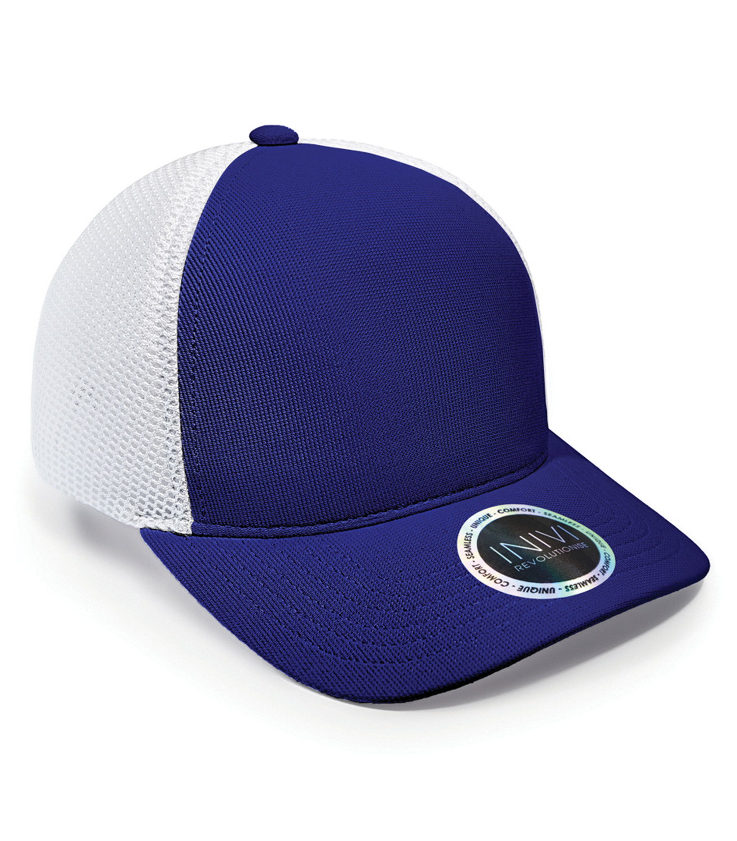 INIVI INIVI CASQUETTE CAMIONNEUR DIXQUATRE À 2 PANNEAUX - IV162 Royal-White