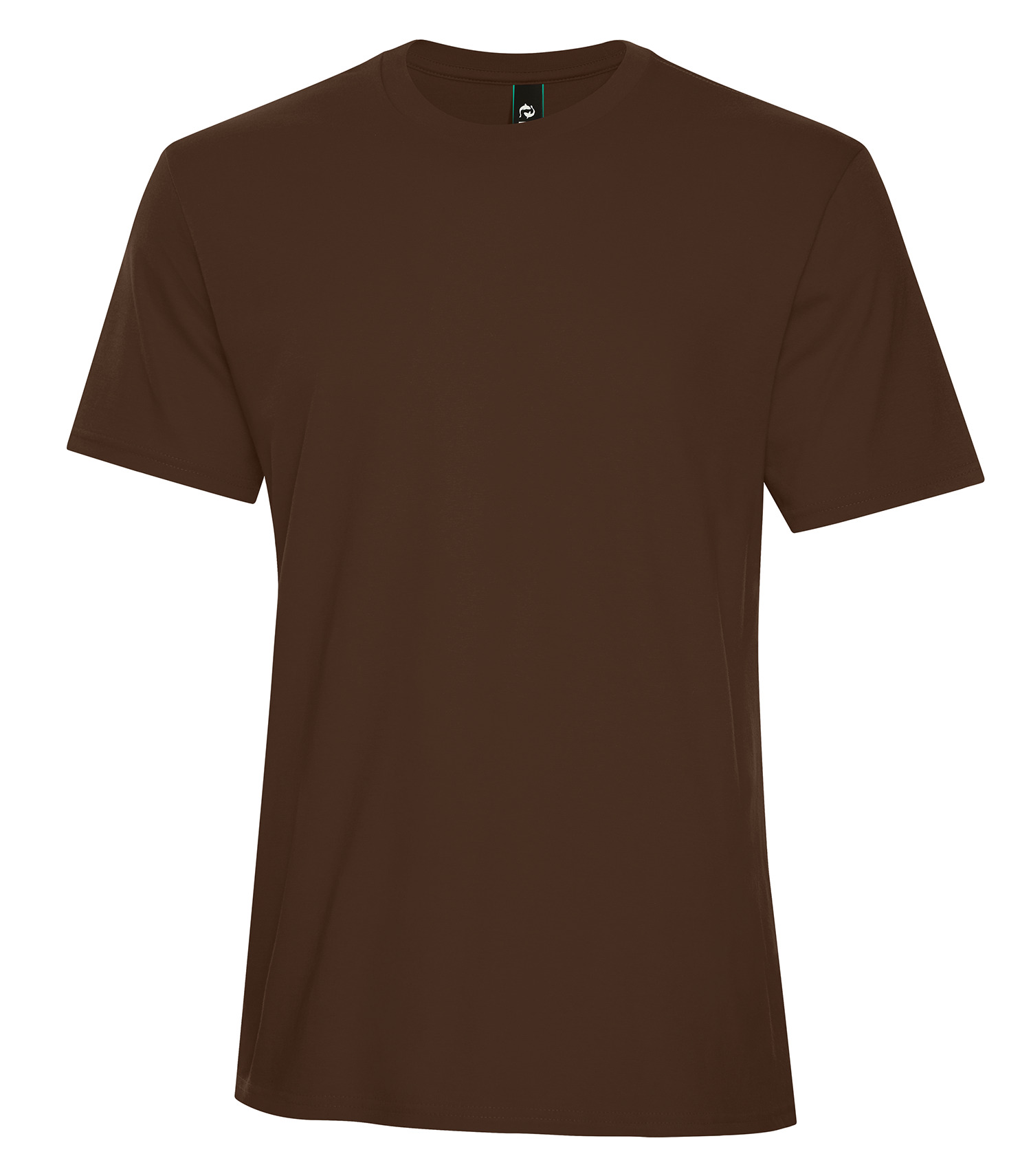 KOIᴹᴰ KOIᴹᴰ T-SHIRT COTON FILÉ ELEMENT - KOI8070 Coffee Brown