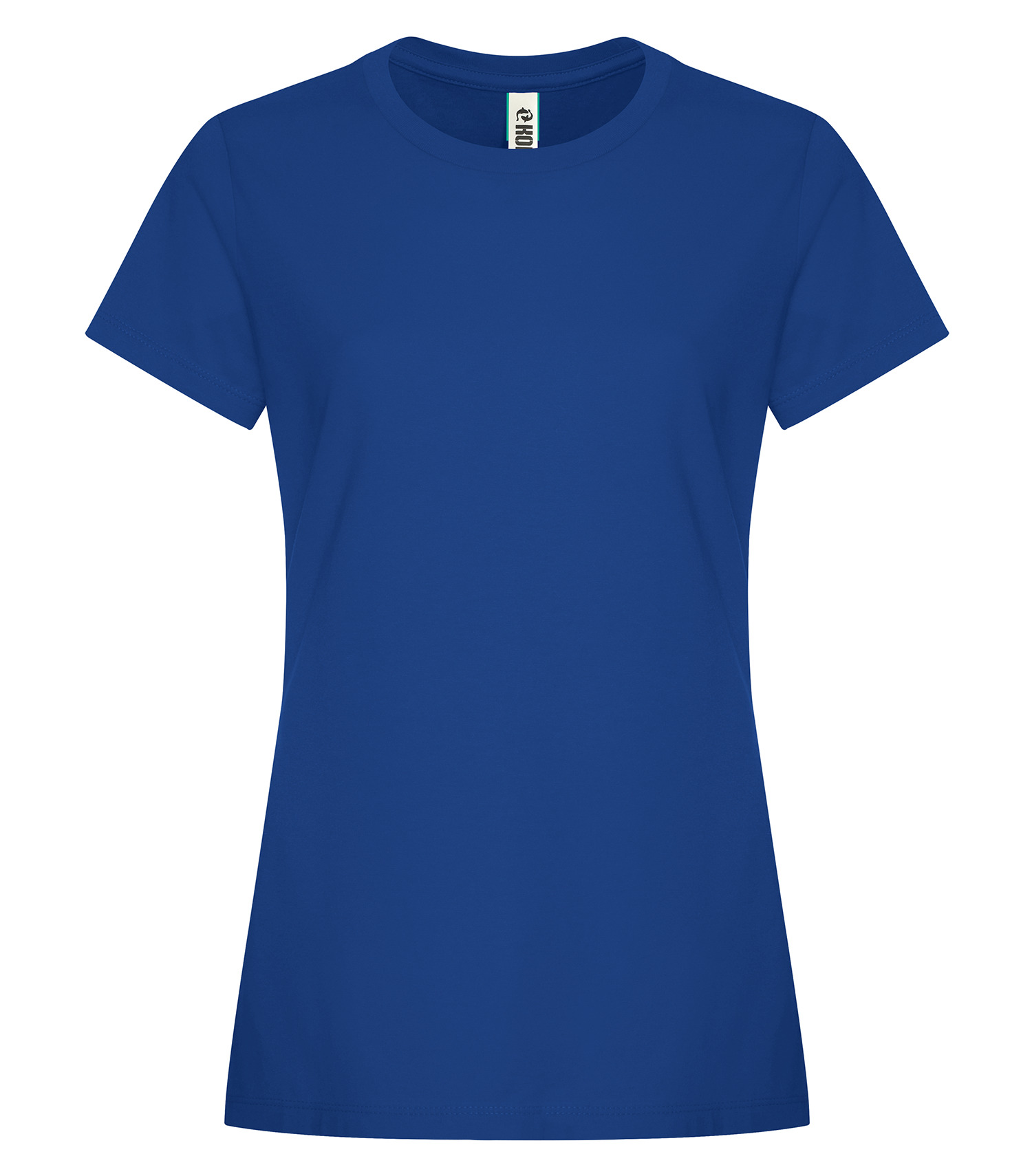 KOIᴹᴰ KOIᴹᴰ T-SHIRT COTON FILÉ ELEMENT POUR FEMMES - KOI8070L Lapis Blue