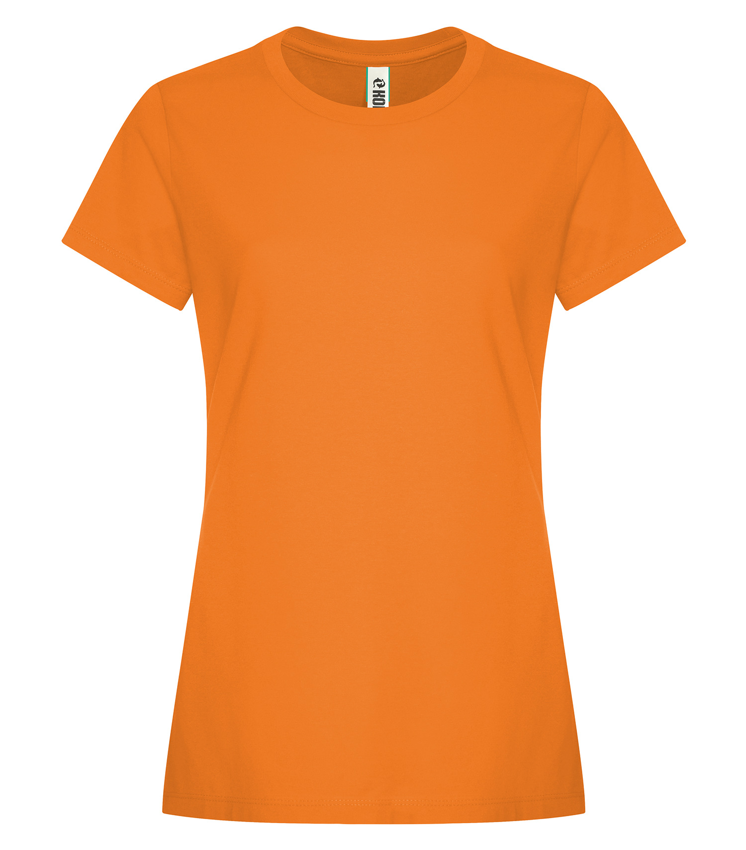 KOIᴹᴰ KOIᴹᴰ T-SHIRT COTON FILÉ ELEMENT POUR FEMMES - KOI8070L Orange Burst