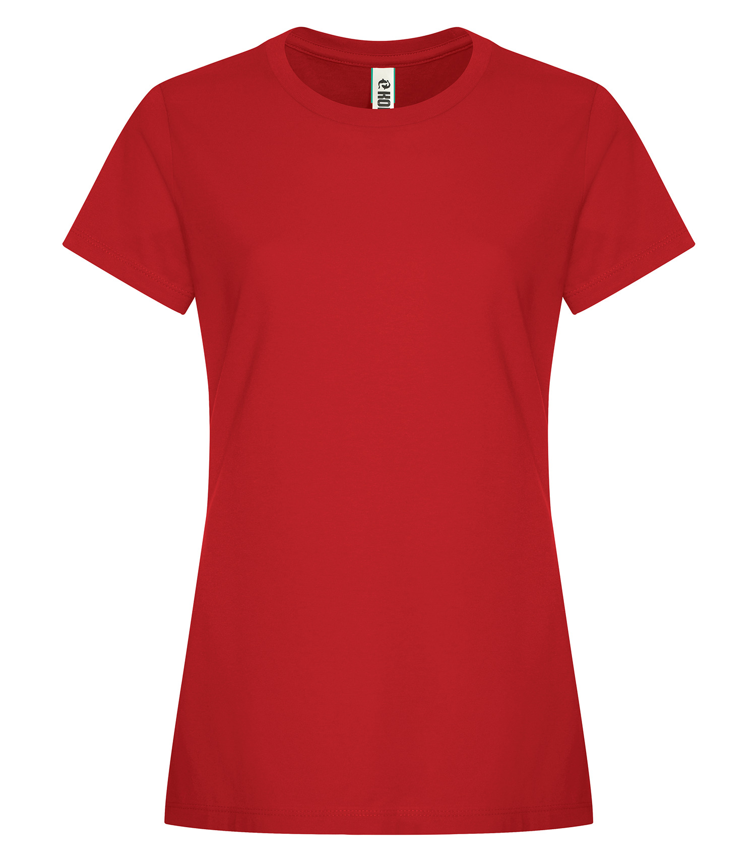 KOIᴹᴰ KOIᴹᴰ T-SHIRT COTON FILÉ ELEMENT POUR FEMMES - KOI8070L Scarlet Red
