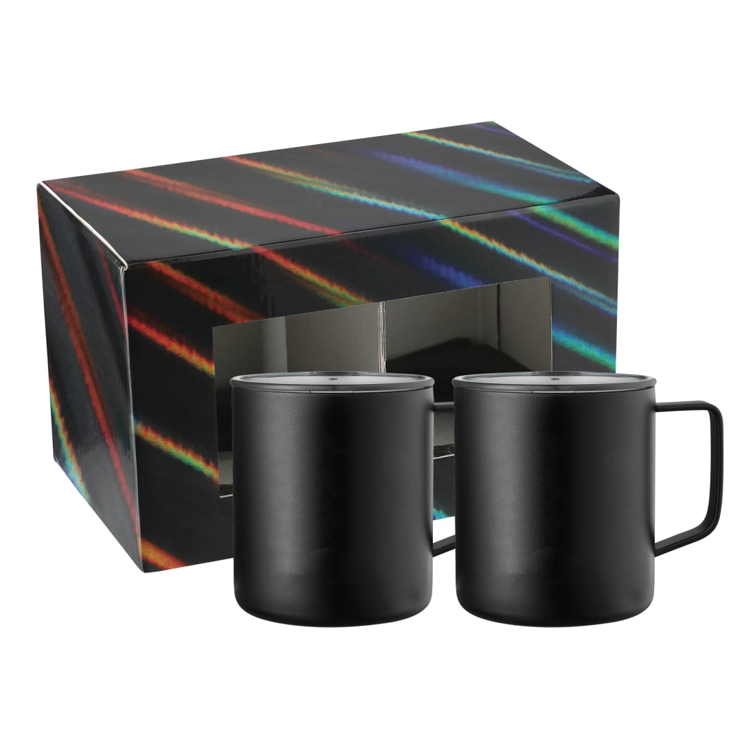  Rover Camp Mug 14oz Powder coated 2 in 1 Gift Set - 1628-61
