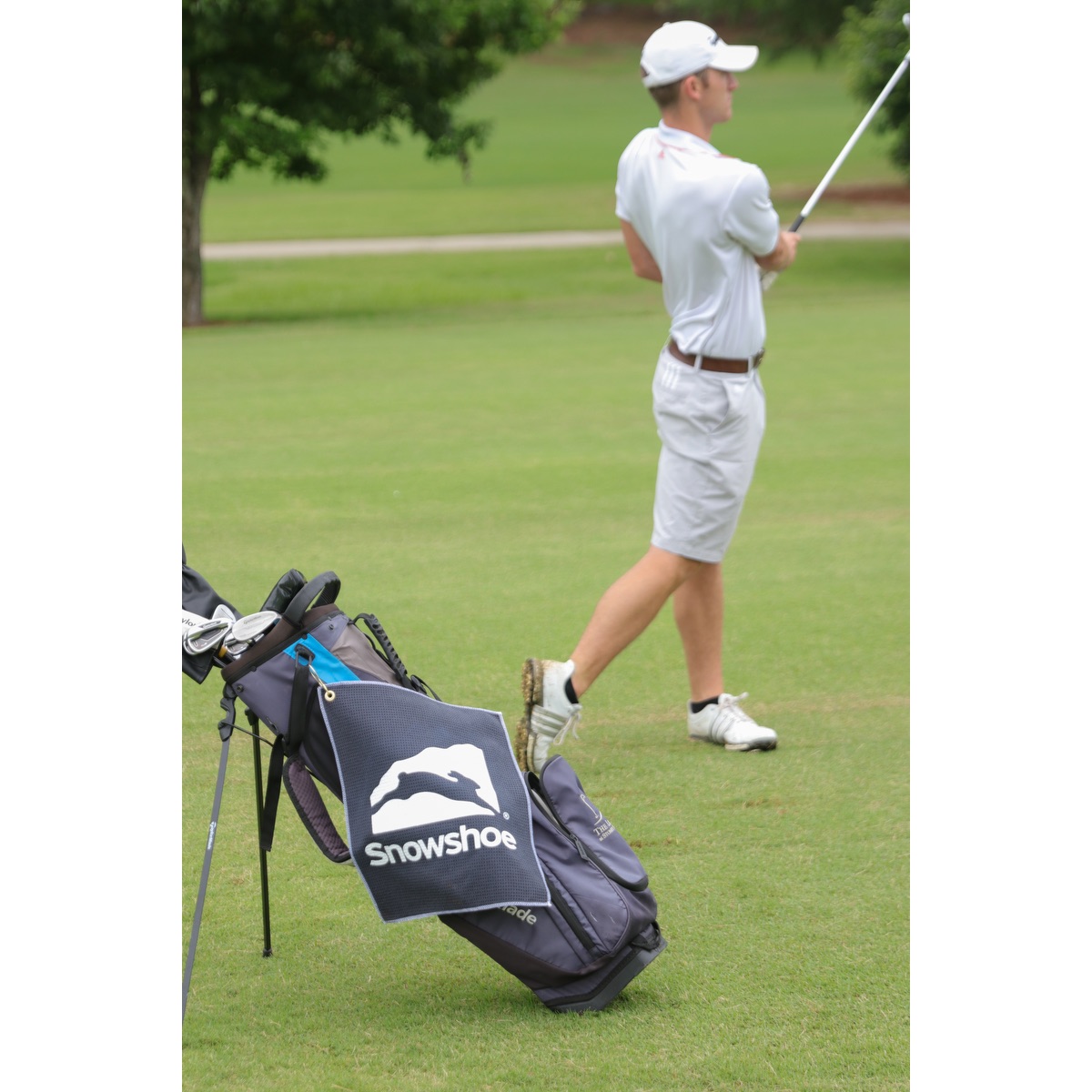  Microfiber Waffle Golf Towel - MW18CGSL