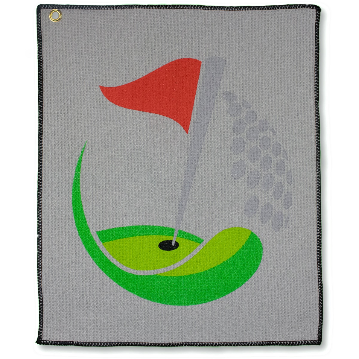 Microfiber Waffle Golf Towel - MW18CGSL gray