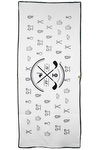Microfiber Waffle Golf Towel - MW40CGSL white