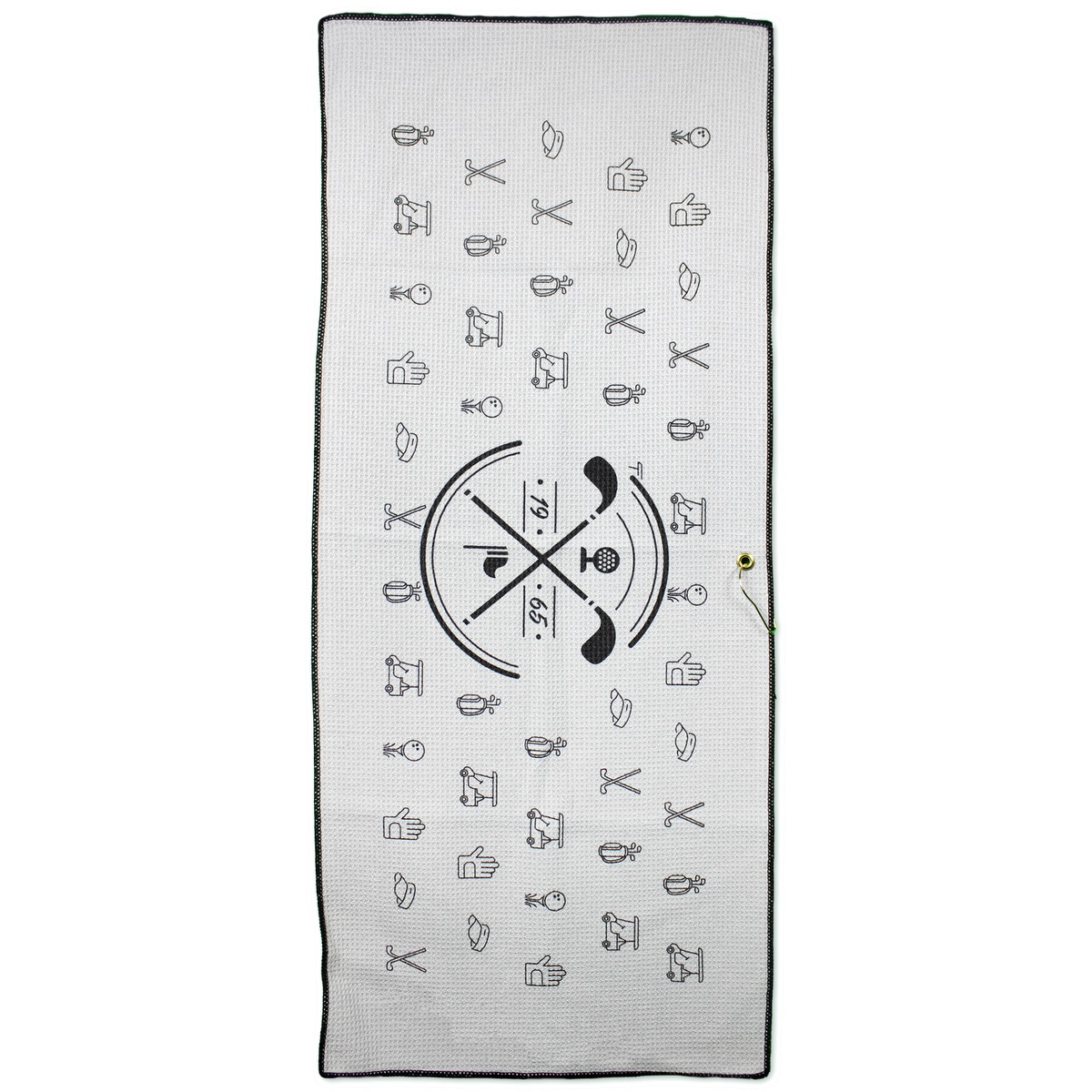 Microfiber Waffle Golf Towel - MW40CGSL gray