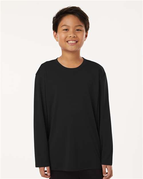 AllPro Youth Pro-Lock Performance Long Sleeve T-Shirt - 48400Y Black