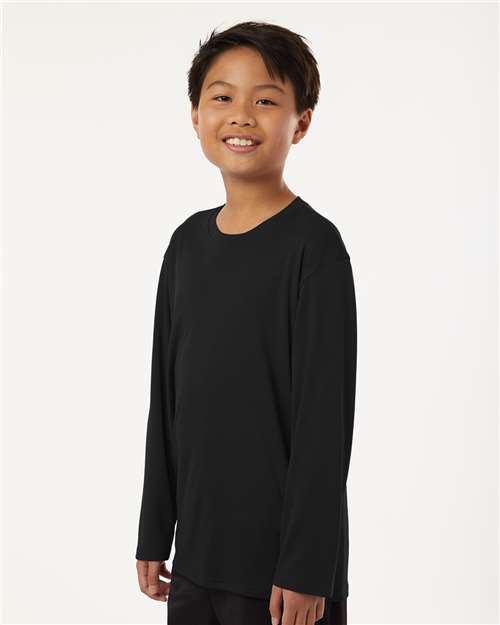 AllPro Youth Pro-Lock Performance Long Sleeve T-Shirt - 48400Y Black
