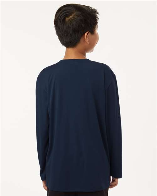 AllPro Youth Pro-Lock Performance Long Sleeve T-Shirt - 48400Y Navy