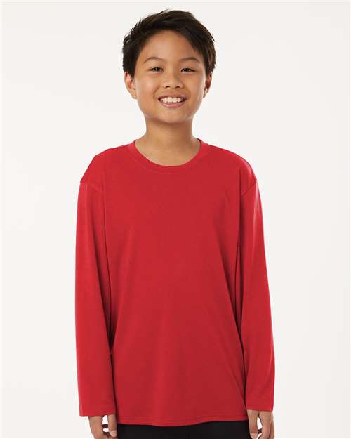 AllPro Youth Pro-Lock Performance Long Sleeve T-Shirt - 48400Y Red