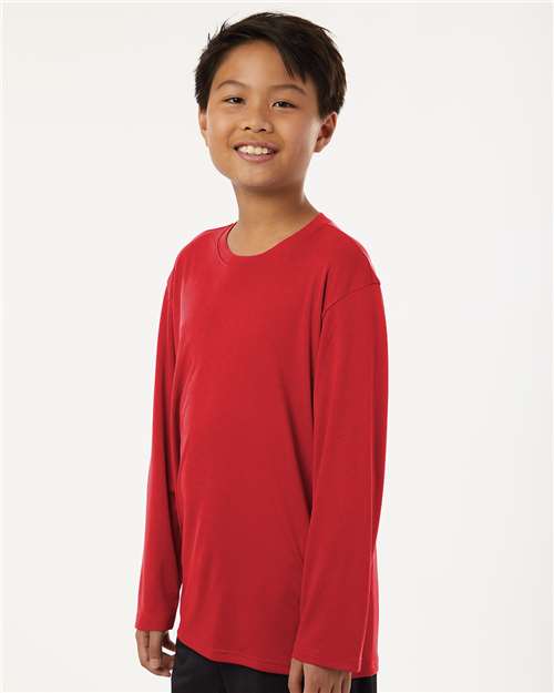 AllPro Youth Pro-Lock Performance Long Sleeve T-Shirt - 48400Y Red