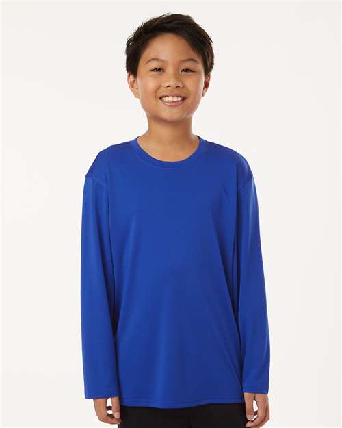 AllPro Youth Pro-Lock Performance Long Sleeve T-Shirt - 48400Y Royal