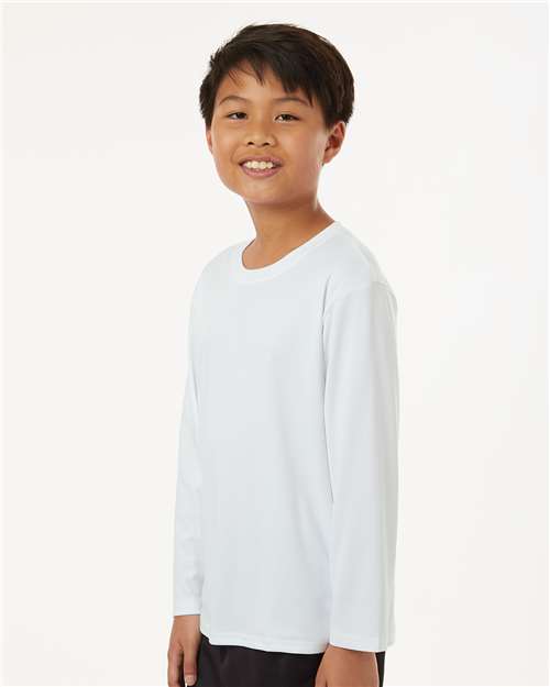 AllPro Youth Pro-Lock Performance Long Sleeve T-Shirt - 48400Y White
