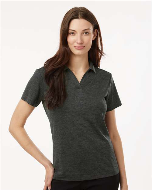 AllPro Women's Pro-Lock Performance Mélange Polo - 4HM00L Black Melange