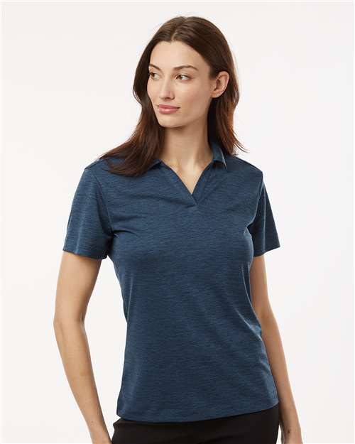 AllPro Women's Pro-Lock Performance Mélange Polo - 4HM00L Navy Melange