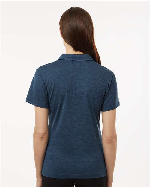 AllPro Women's Pro-Lock Performance Mélange Polo - 4HM00L Navy Melange