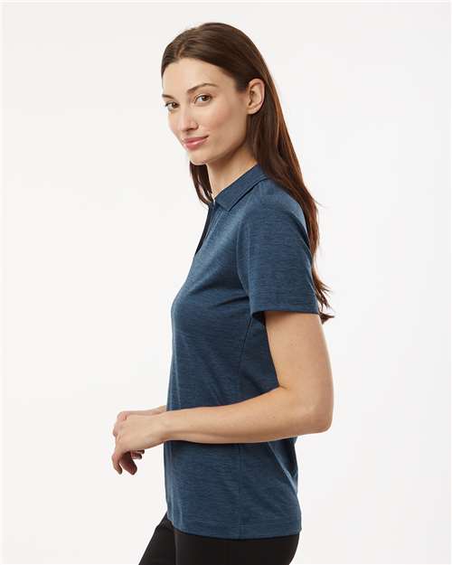 AllPro Women's Pro-Lock Performance Mélange Polo - 4HM00L Navy Melange