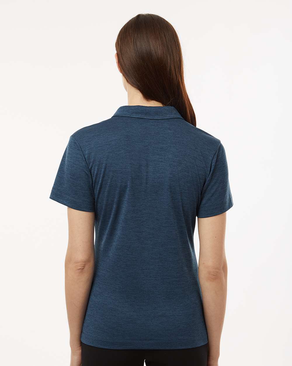 AllPro Women's Pro-Lock Performance Mélange Polo - 4HM00L Navy Melange
