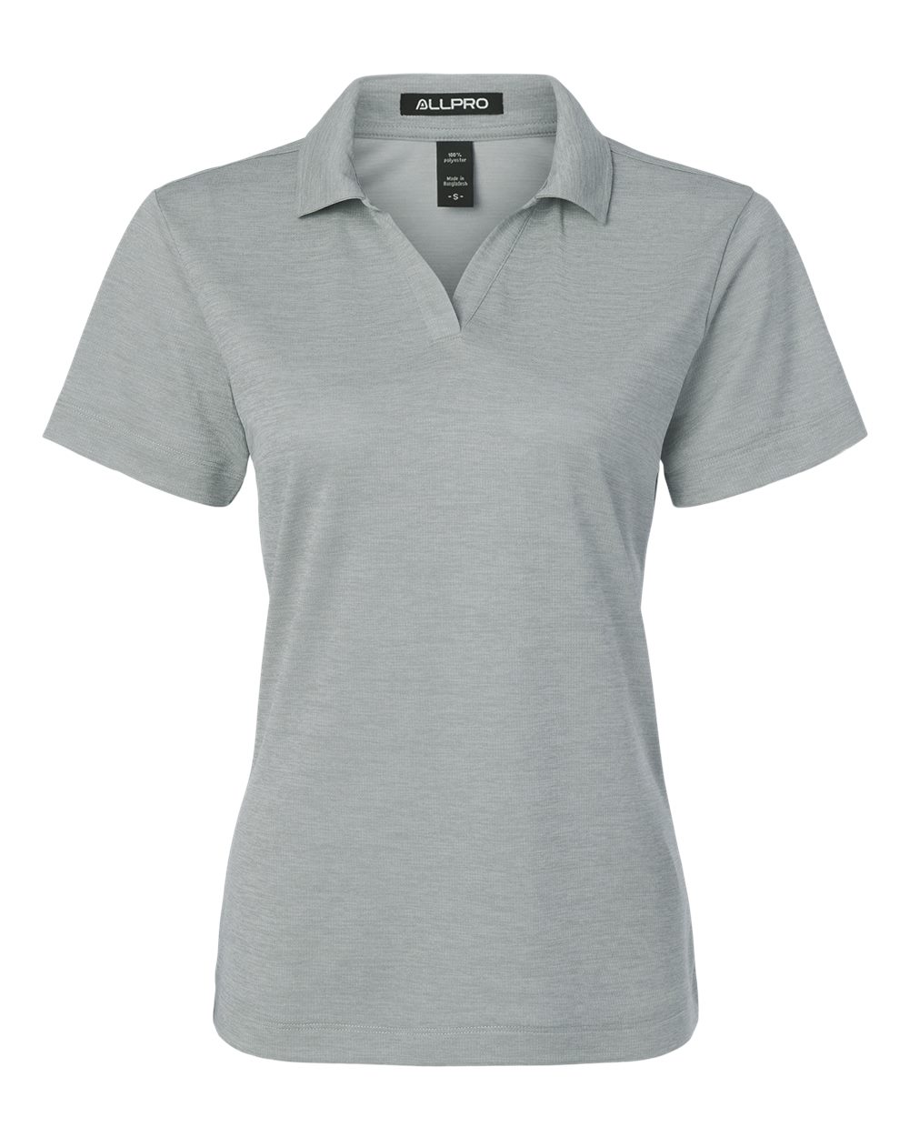 AllPro Women's Pro-Lock Performance Mélange Polo - 4HM00L Silver Melange