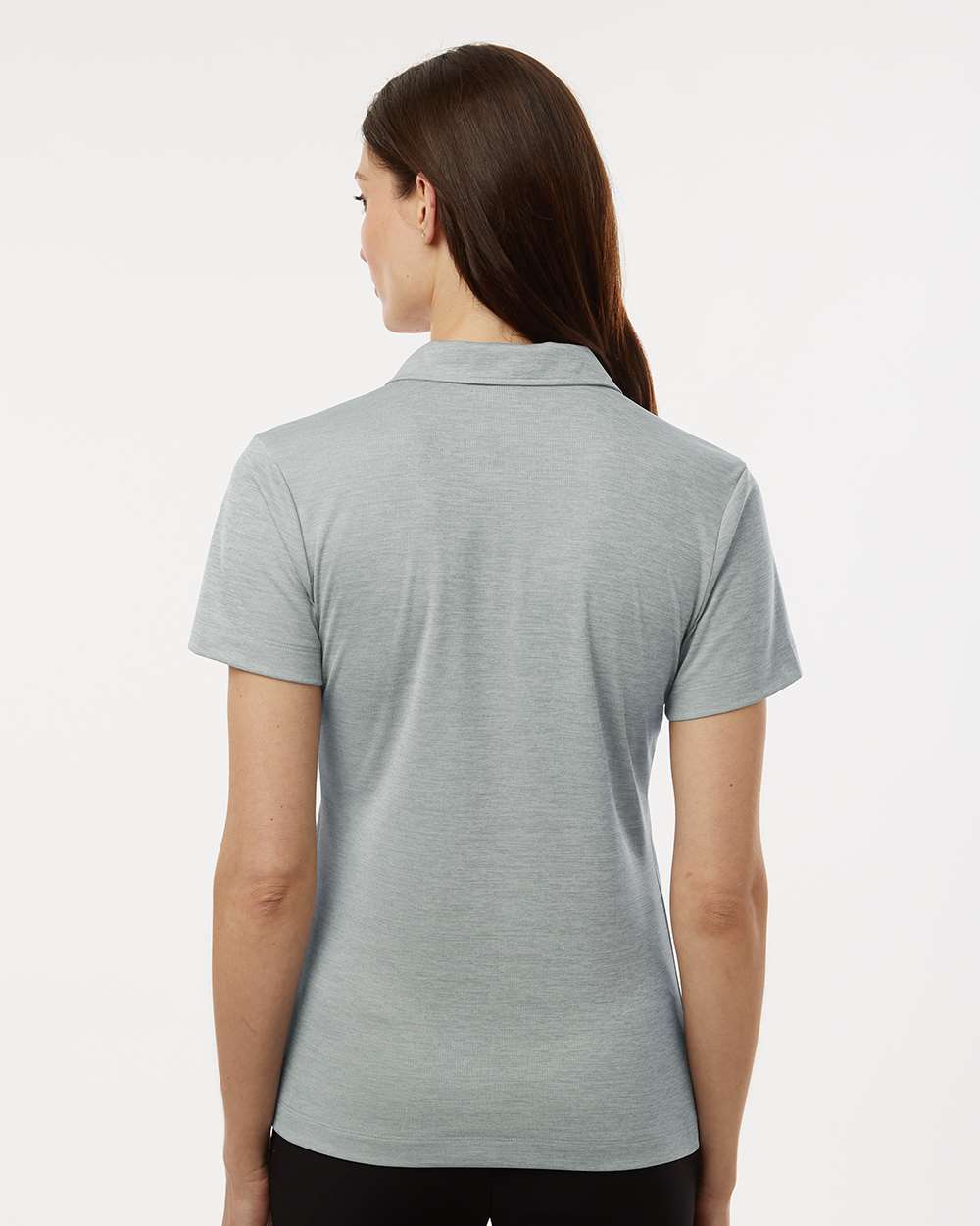 AllPro Women's Pro-Lock Performance Mélange Polo - 4HM00L Silver Melange