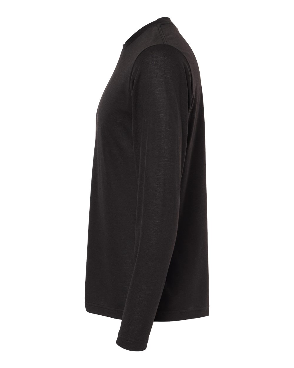 M&O Poly-Blend Long Sleeve T-Shirt - 3520 - 3520M Black