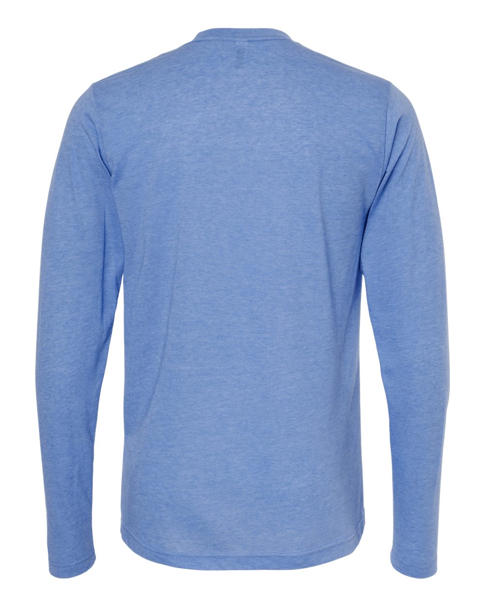 M&O Poly-Blend Long Sleeve T-Shirt - 3520 - 3520M Heather Blue