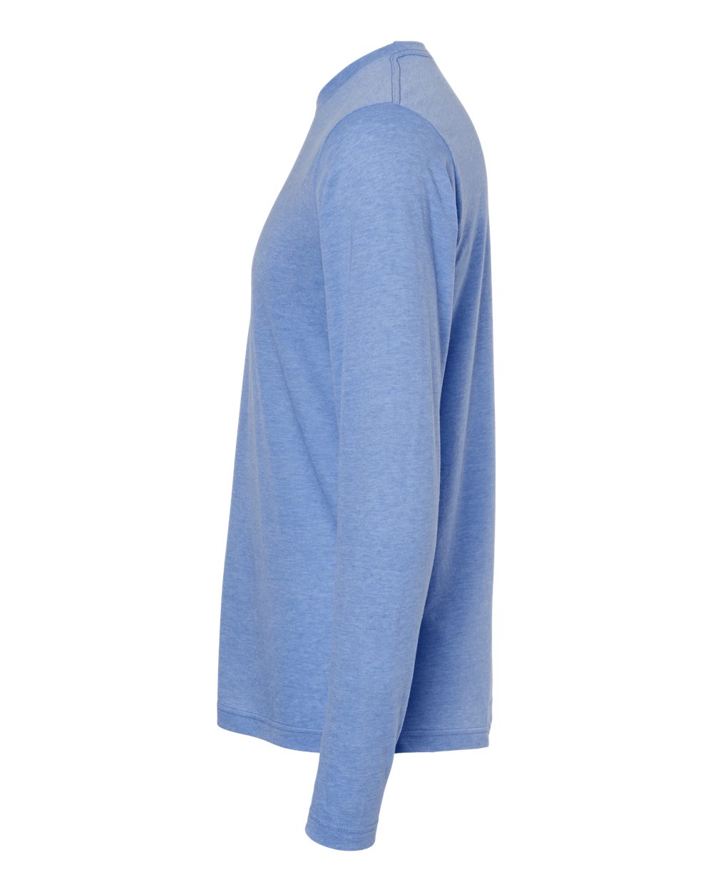 M&O Poly-Blend Long Sleeve T-Shirt - 3520 - 3520M Heather Blue