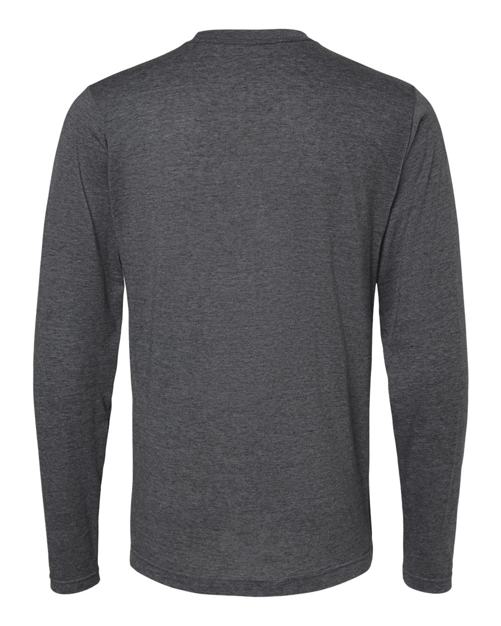 M&O Poly-Blend Long Sleeve T-Shirt - 3520 - 3520M Heather Charcoal