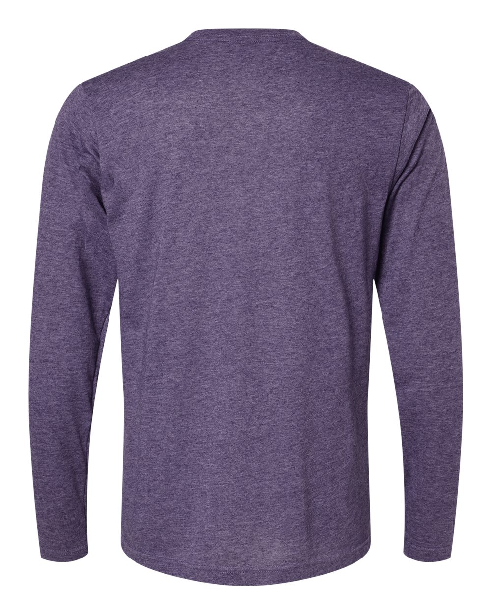 M&O Poly-Blend Long Sleeve T-Shirt - 3520 - 3520M Heather Purple