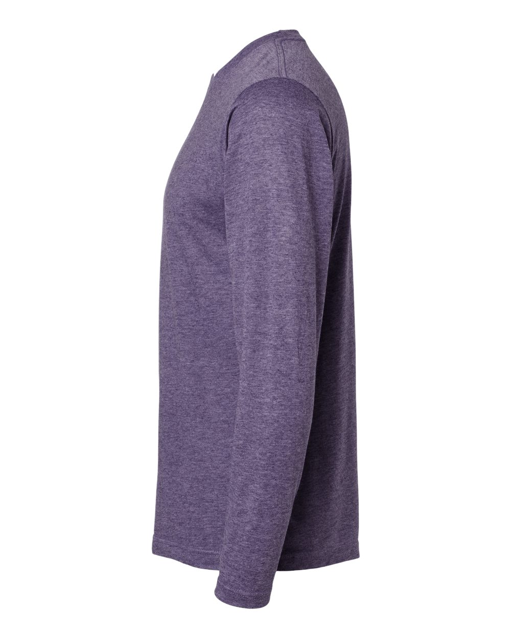 M&O Poly-Blend Long Sleeve T-Shirt - 3520 - 3520M Heather Purple