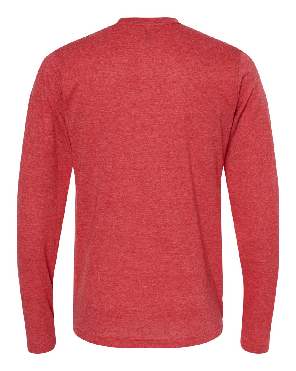 M&O Poly-Blend Long Sleeve T-Shirt - 3520 - 3520M Heather Red