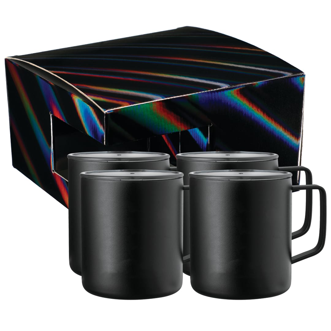  Rover Camp Mug 14oz Powder coated 4 in 1 Gift Set - 1628-62
