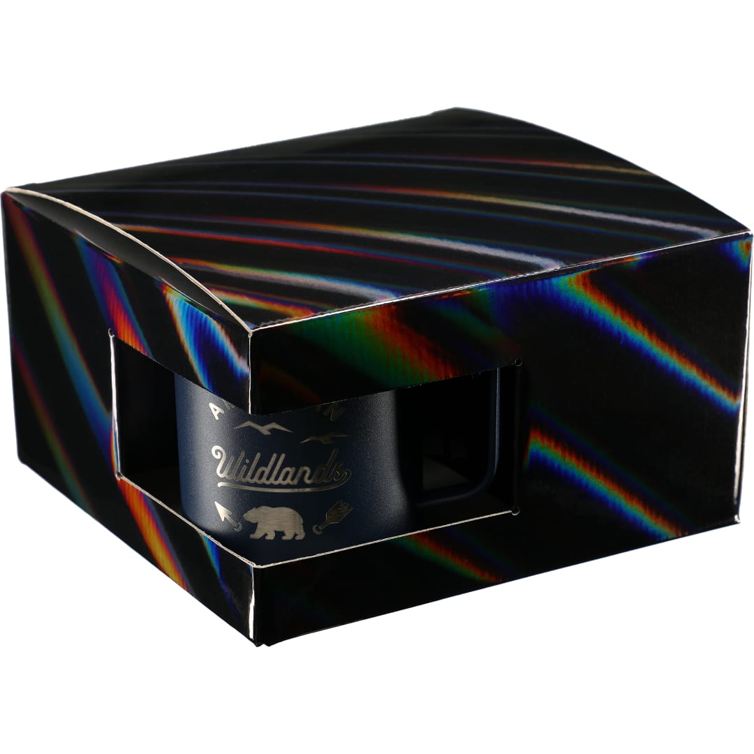 Rover Camp Mug 14oz Powder coated 4 in 1 Gift Set - 1628-62 Blue