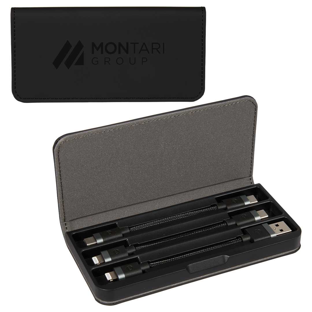 mophie mophie Cable Travel Kit - 7124-28 Black