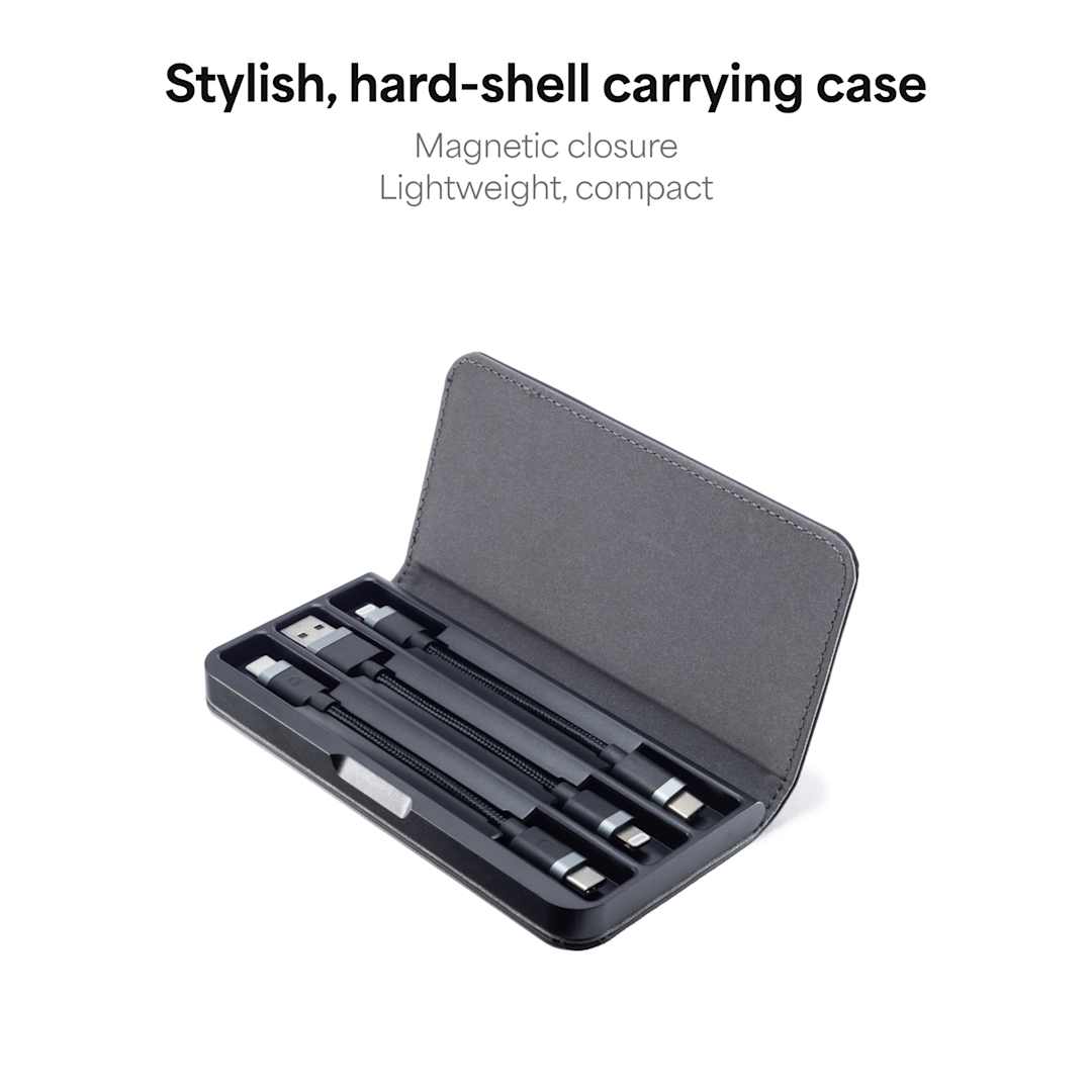 mophie mophie Cable Travel Kit - 7124-28 Black