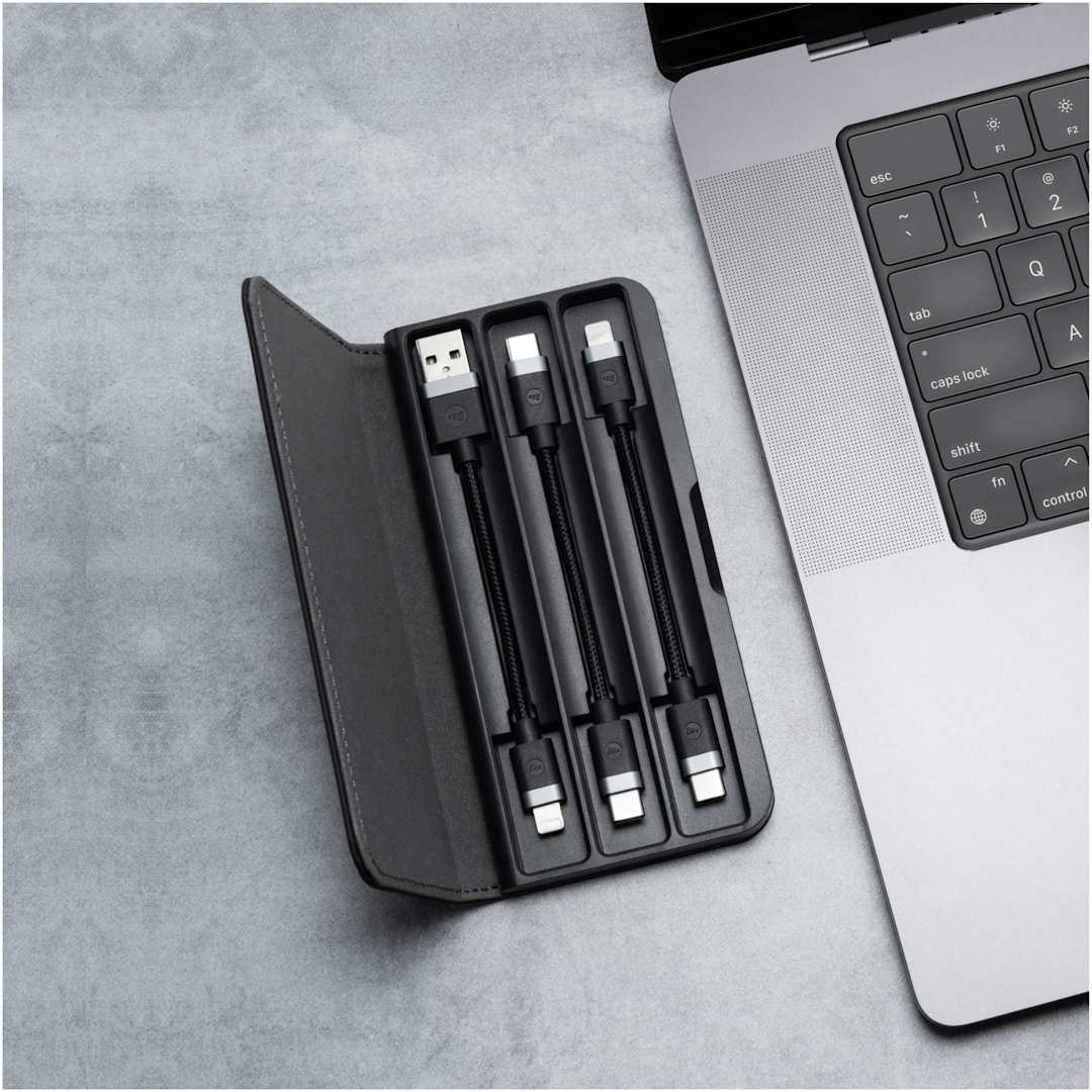 mophie mophie Cable Travel Kit - 7124-28 Black