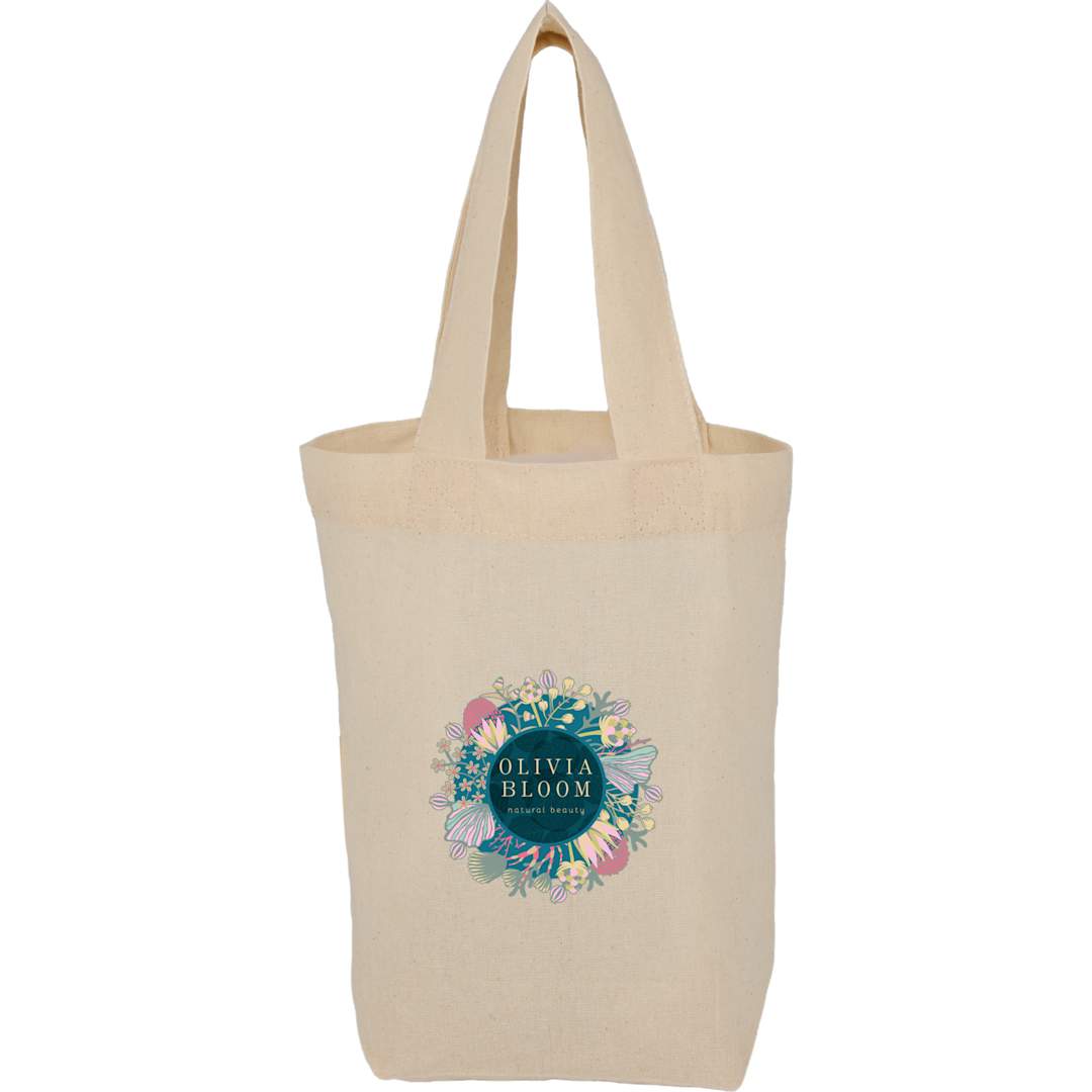 Mini 4oz Organic Cotton Tote - SM-5229 Natural