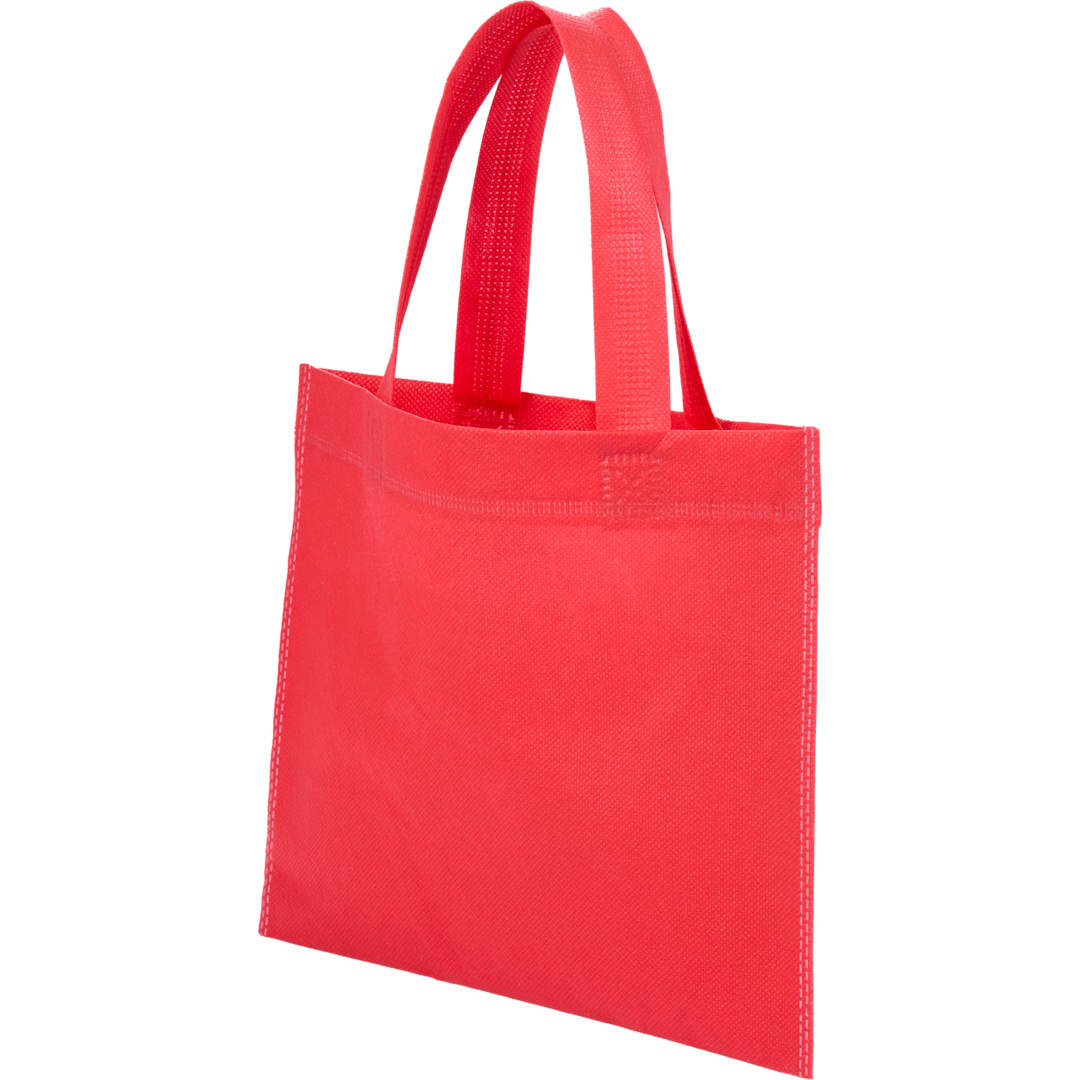 Mini Non-Woven Heat Sealed Tote - SM-5230 Red