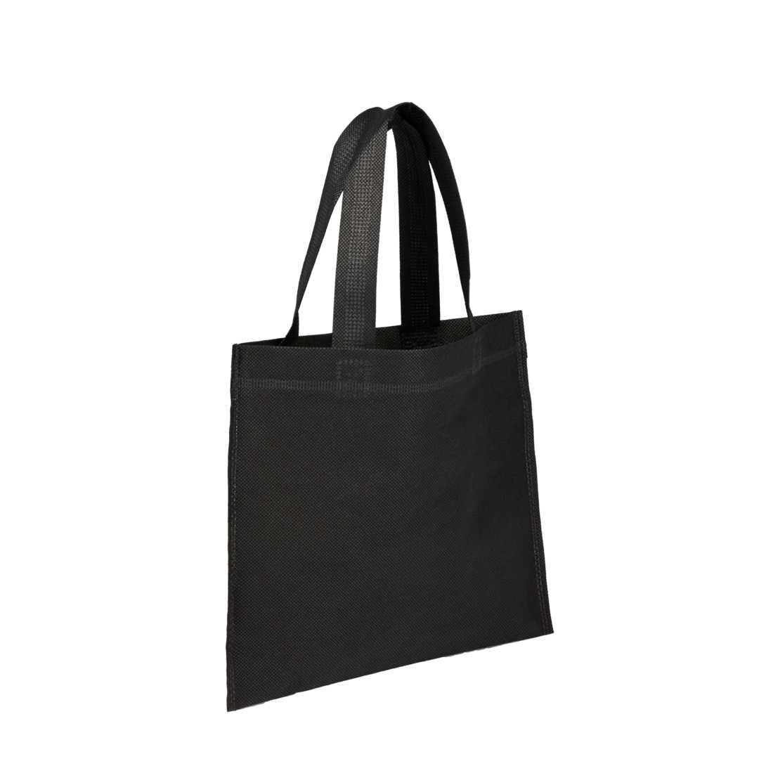 Bullet Mini Non-Woven Heat Sealed Tote - SM-5230 Black