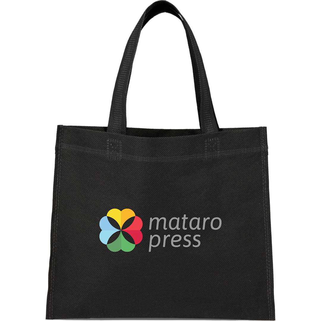 Bullet Mini Non-Woven Heat Sealed Tote - SM-5230 Black
