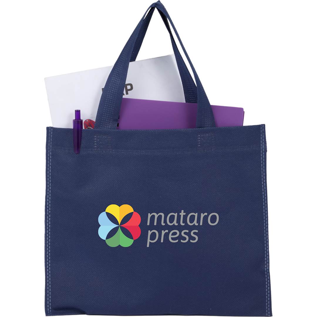 Bullet Mini Non-Woven Heat Sealed Tote - SM-5230 Blue